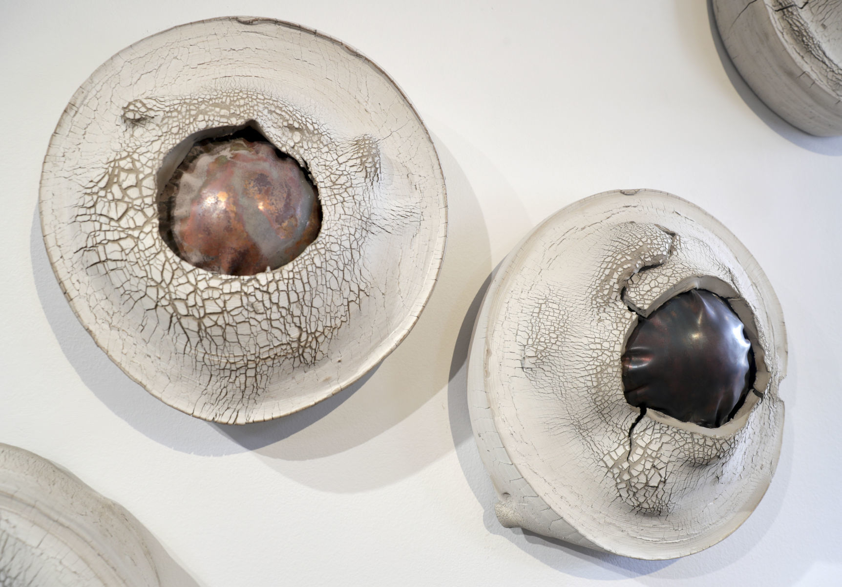 Clay and copper work by Joshua Zeis